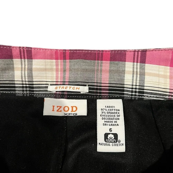 Women’s Izod XGF Plaid Golf Skirt Skort Size 6 - Picture 2 of 3